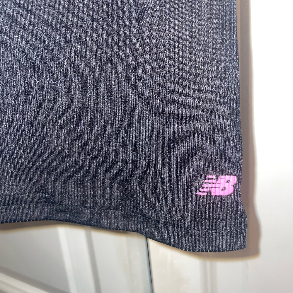 New Balance Black and Pink Performance Tank Top - Picture 2 of 5